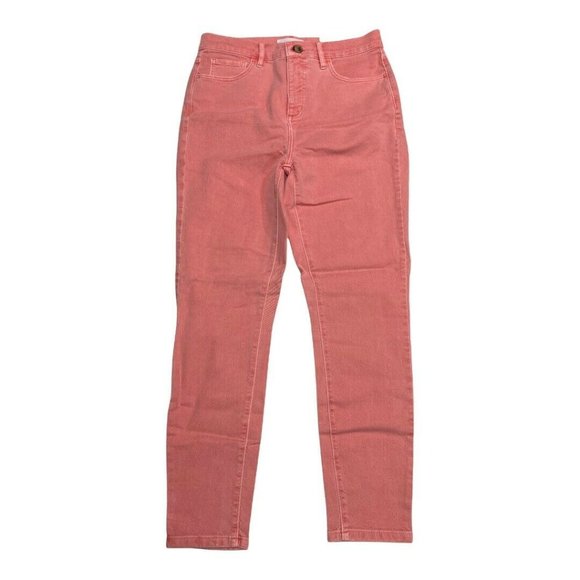 Ann Taylor LOFT Denim - NWT Ann Taylor LOFT High Waist Skinny Jeans Sz 2 Pink #28188